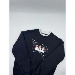Vintage Snowman Grandmacore Crewneck